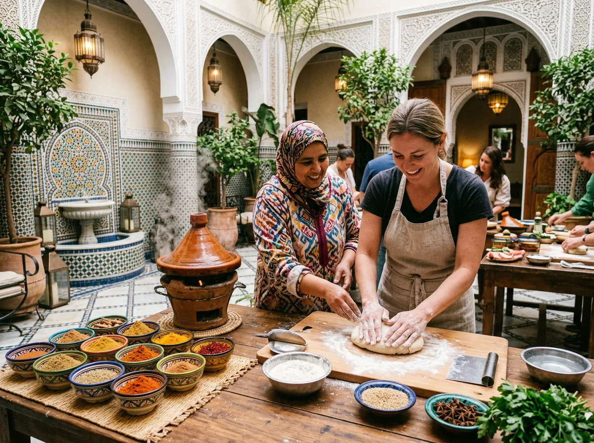 Marrakech tagine cooking class